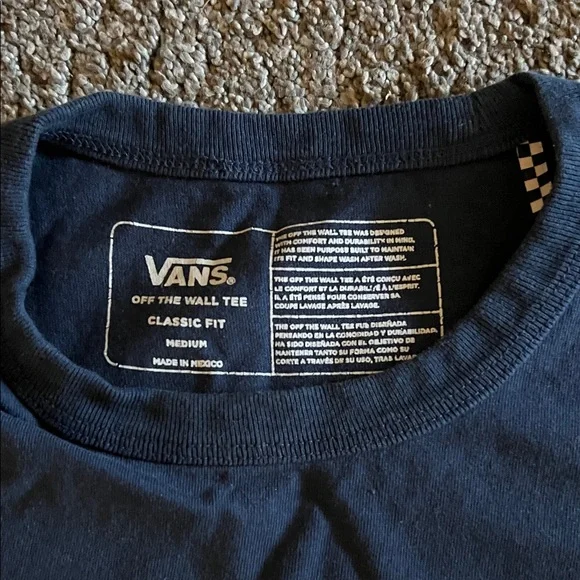 Vans Half Cab Navy Blue Tee - Picture 2 of 5